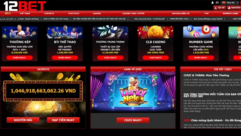 cac san pham noi bat tai 12bet Các sản phẩm nổi bật tại 12bet